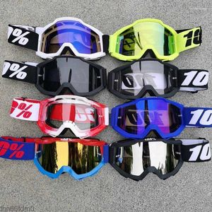 Solglasögon 100 Motocross Goggle Glasses MX Off Road Masque Herque Hjälmar Goggles For MotorCycle Dirt Bike Pl2T