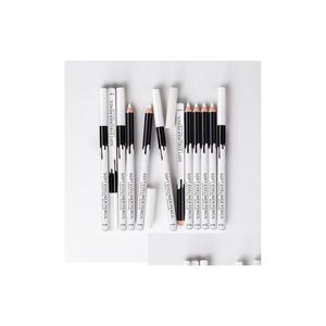 Eyeliner Atacado Moda Bonito Cosméticos 12Pc Soft White Eyeliner Lápis Eye Liner À Prova D 'Água de Longa Duração Iluminar Gota Entrega Hea Dh3Cx