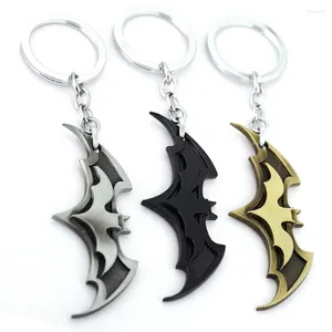 Keychains H&F 3 Colors Batman Movie Keychain Super Hero Superhero Key Ring Car Porte Clef Gift Women Men Jewelry HF11226