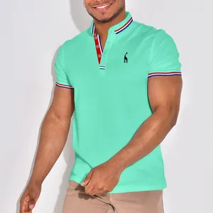 Herren-Poloshirts, Sommer, lässig, schnell trocknend, kurzärmelig, Outdoor-Sport-Top, Reverskragen, schmale Passform, modisches, hochwertiges Poloshirt