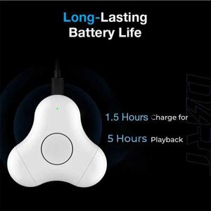 Cell Phone Earphones TWS Bluetooth Earphones Wireless Headphones Striangle Fidget Spinner Patent Fone Bluetooth 5.3 Headset For Earbuds YQ240202