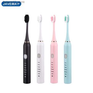 Toothbrush Sonic Electric Toothbrush for Adults 6 Mode Smart Timer Whitening Tooth Brush IPX7 Waterproof Replaceable Head JAVEMAY J210 Q240202