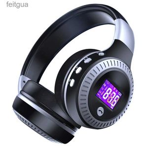 携帯電話イヤホンB19 Bluetoothヘッドフォン耳を越えてワイヤレスヘッドセットHIFIステレオマイクロSDカードプレイYQ240202