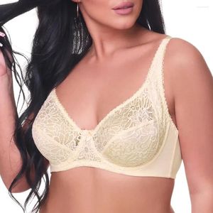 Bras For Women Lace Bra Large Cup Sexy Brassiere Exquisite Femme Underwear Lingerie BH Tops Plus Size C D DD E F