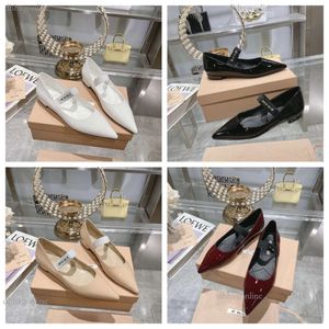 Tasarımcılar Elbise Ayakkabı Slingbacks Sandal Mius Mius Bale Daireler Ayakkabı Espadriller Balerinler Sandalet Bayanlar Partisi Düğün Kadınlar Tıknaz Yüksek Topuklu Slipper