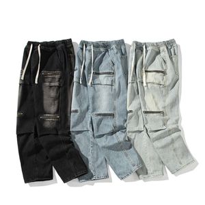 „Street Designer Baggy Jeans: Lila Denim-Overalls mit lockerem, weitem Beinstil – hochwertige High-Street-Mode für Männer und Frauen“