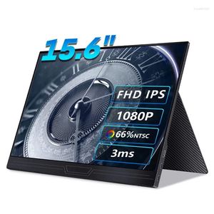 15.6 inç 1080p OLED dokunmatik ekran taşınabilir monitör 300NIT TYP-C Port Destekleri Huawei Samsung Oppofor PS4 SWITCR gibi dizüstü bilgisayarlar