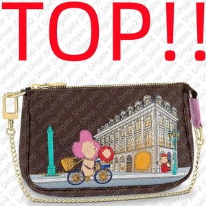 Clutch Bag Top M81760 Mini Pochette Designer Handväska Purse Cross Body Shoule Envelope Tote Hobo Baguette Satchel Bag257h