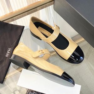 여성 Mary Jane Dress Shoes Black White Designer Double CC Sneaker Luxury Run Shoe Men Loafers 야외 캐주얼 신발 사무실 플랫폼 정품 가죽 트레이너 크기 35-40