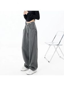 Sonbahar Kış Kışlı Amerikalı Vintage Kadınlar Flare Jeans Kamuflaj Yüksek Bel Street Sıradan Pantolon Bol Hip-Hop Denim Pantolon Y2K 240131