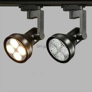 Track Lights 2pcs 35W 40W Süper Parlak LED Track Light Alüminyum Tavan Raylı Track Aydınlatma Spot Raylı Spotlar Halojen Lambaları Değiştirin AC220V YQ240124