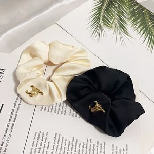 20 Style Vintage Style Kadın Marka Tasarımcı Mektubu Saç Kauçuk Band Elastik Saçrop Ponytail Tutucu Lüks Renkler Delin Bağırsak Saç Accessorie Takı