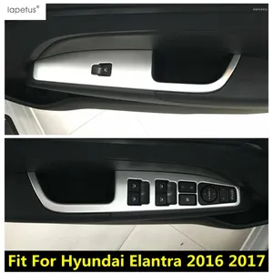 Interior Accessories Door Armrest Window Lift Glass Button Control Switch Panel Cover Trim For Hyundai Elantra 2024 Car Kit