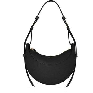 Designer French Numero Dix Half Moon Paris Women Saddle Armpit Bag Hobo Crossbody Single Shoulder Messenger Paris Smooth Black Leather Bags hdmbags2024