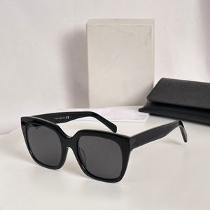 نظارة شمسية مربعة 40198 سوداء/رمادية داكنة ظلال Sonnenbrille ظلال Sunnies Gafas de sol UV400 نظارات مع صندوق