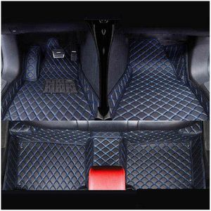 바닥 매트 카페트 Changan의 맞춤형 자동차 바닥 매트 CS55 CS75 CS35 CX20 CX30 CS15 CS95 Double Foot Mats H220415 드롭 DELI DHDUV