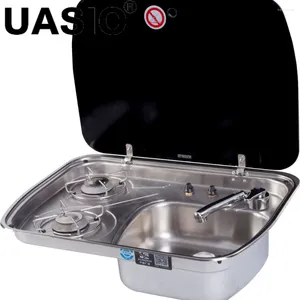 All Terrain Wheels RV Gas Stove And Motorhome Sink Glass Cover Yacht Trailer Camper Van Accessories