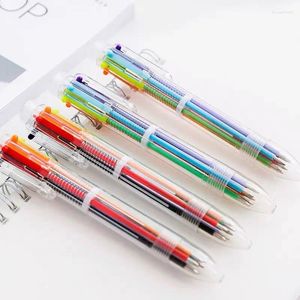 In 1 Color Multi Function Ballpoint Pen 0.5mm Novelty Multi-color Children's Gifts Korean Stationery School Office Supplies