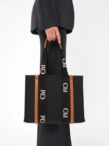 5AA Luxurys Дизайнерские сумки WOODY Пляжные сумки для покупок Женская сумка через плечо вещевой мужской кошелек Холщовые большие женские сумки Pochette Белье CrossBody модные сумки Totes