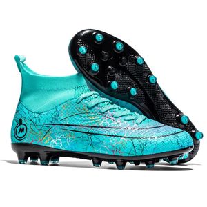 FGTF Soccer Shoes Society Mens Football Boots Grass Antislip Outdoor Training Cleats Futsal Sneakers Children Sports Footwear 240130