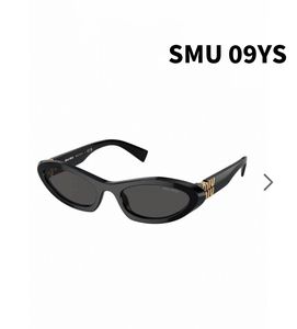 Miui Miui SMU 09YS Sunglasses Classic Luxury Cat Eye Small Frame Glasses Official Website Same High Quality PC Advanced Sheet Sunglasses with Box