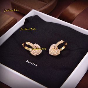 2024 Stud Fashion Brands Studs High Quality Designers Earring Classic Golden Pearl Woman Wedding Gifts Presents Earrings Jewelry Brincos