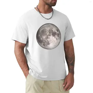 Herrpolos The Full Moon-HD Po of T-shirt Summer Tops Korean Fashion Mens Graphic T-Shirts Anime