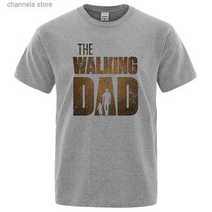 Herr t-shirts Negan The Walking Dad Funny Men T Shirts tryckt 2023 Summer Hip Hop Tshirt Högkvalitativ HARAJUKU-märke Kort ärm T-shirt T240202