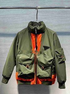 Bestickte Luxus-Damenbekleidung, Outdoor-Wärme, wasserdichter Nylonstoff-Herren-Windbreaker