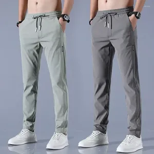 Мужские брюки, стильные модные брюки, дышащие, весенние, эластичные, с высокой эластичностью, для гольфа, лето 2024, корейское повседневное качество