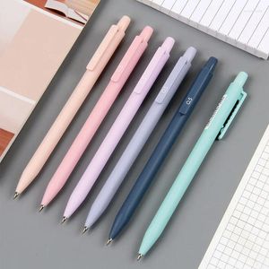 Pcs Morandi Colored Activity Pencil For Students To Use Simple Triangular Rod Straightening Automatic