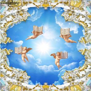 Tapety Beibehang Papel de Parede 3D European Suil Angel Wallpaper for Walls 3 D KTV Bar Restauracja Vintage Mural Papers