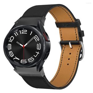 Watch Bands No Gaps Strap For Samsung Galaxy 6 4 Classic 47mm 43mm 46mm 42mm Leather Band 5pro 45mm 5 44mm 40mm Bracelet