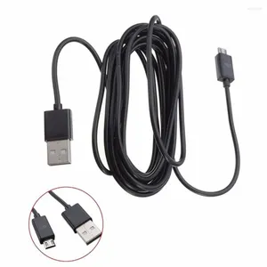 Meter Micro-USB-Kabel Schwarz/Weiß Ladekabel Ersatz für Playstation 4 Game Controller