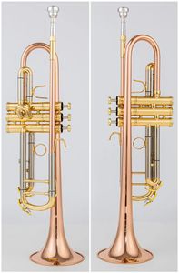 Venda quente lt 180s 37 bb pequeno trompete prata chave dourada instrumentos musicais profissionais com caso frete grátis