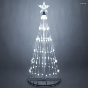 Christmas Decorations 652F Tree Led Light Color Changing Landscape Ornament Crafts For Office Children Room Kindergarten Decoration