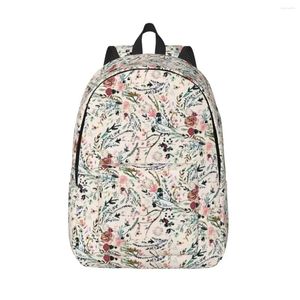 Zaino Fable Floral Donna Zaini piccoli Ragazzi Ragazze Bookbag Borsa a tracolla impermeabile Portabilità Zaino per laptop Borse da scuola per bambini