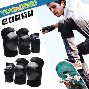 6 pezzi bambini adulti ginocchiere gomitiere protezioni da polso equipaggiamento protettivo sportivo per skateboard pattinaggio a rotelle ciclismo BMX bicicletta 240131