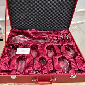 Designer Wine Glasses Sets Cygnet Wine Glass Ten-pieces Set of Household Luxury High-end Wine Glass Housewarming Gift Champagne Tall Glass