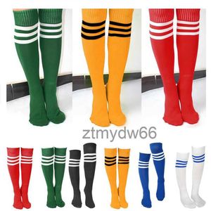 Wholesale-men Women Girl Striped Over the Knee Thigh High Stockings Long Socks FMB3