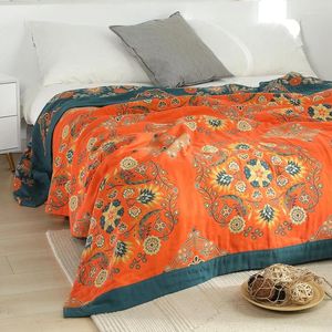 Blankets Sofa Cover Throw Blanket All Season Geometry Dust Towel For Office Car Winter Bedspread Beds