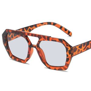 Okulary przeciwsłoneczne Square retro okulary przeciwsłoneczne Designerka marki duża rama okularów przeciwsłonecznych damska moda na zewnątrz cukierki kolorowe lustro Oculos de sol J240330