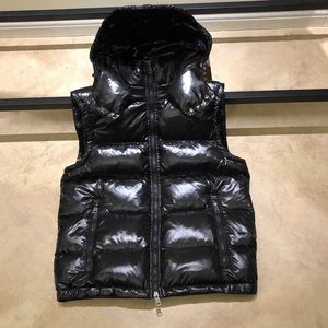 Herren Westen Winter Gilet Daunen Monclair Jacke Homme Weste Parkas Mantel Kapuze Oberbekleidung Wasserdicht für Windjacke Kurz Ärmellos AbnehmbarJJDG