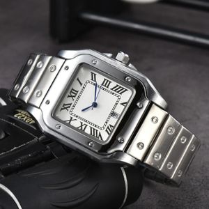 En iyi orijinal marka saatleri Mens Fashion Classic Square Square Su Geçirmez Kol saati Lüks Spor AAA Erkek Saatler 240129