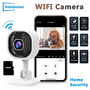 Wireless WiFi Camera 360 4K 1080p HD Night Vision Video Audio Outdoor IP Cam för Xiaomi Mobiltelefon Smart Home AI Human Zoom