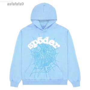 Spider Hoodie Moletons Mens Hoodies Sky Blue Sp5der Homens Mulheres 1 Hip Hop Young Thug Spider World Wide 555555 Imprimir Pulôver G230328 ZMES ZMES