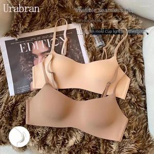 Bras Thin Cup One-piece Seamless Underwear Women's Small Breasts Gathered On The Top To Support Sagging-proof And Steel-free Comf