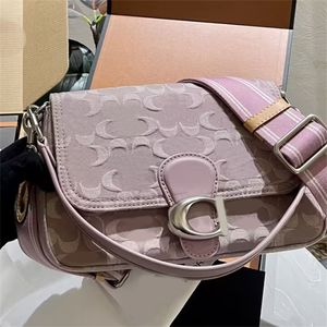 Slät läder crossbody designer väskor mjuk tabby klaff underarm handväskor kvinnlig gåva handväska borst justerbar axel rem messenger väska för kvinnor xb130