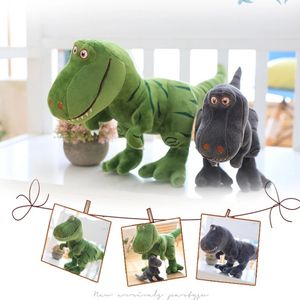1PCS 40 cm dinozaur Plush Toys Tyrannosaurus Śliczne kreskówkowe farszowe lalki dla dzieci dla dzieci dziecięce chłopcy urodzinowy prezent Bożego Narodzenia 240119