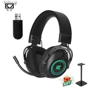 Fones de ouvido de telefone celular TONLISH KZ GP20 ANC True Wireless Game Headset Bluetooth compatível com modo duplo RGB Fone de ouvido dinâmico com cancelamento de ruído YQ240202